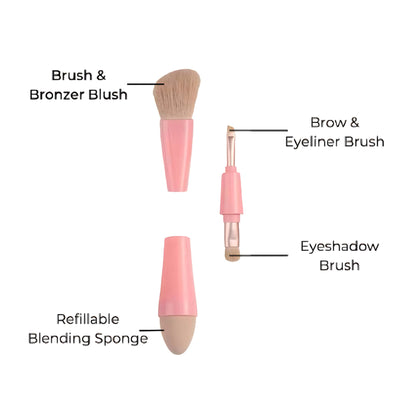 SmooTh Touch - 4in 1 Makeup Brush