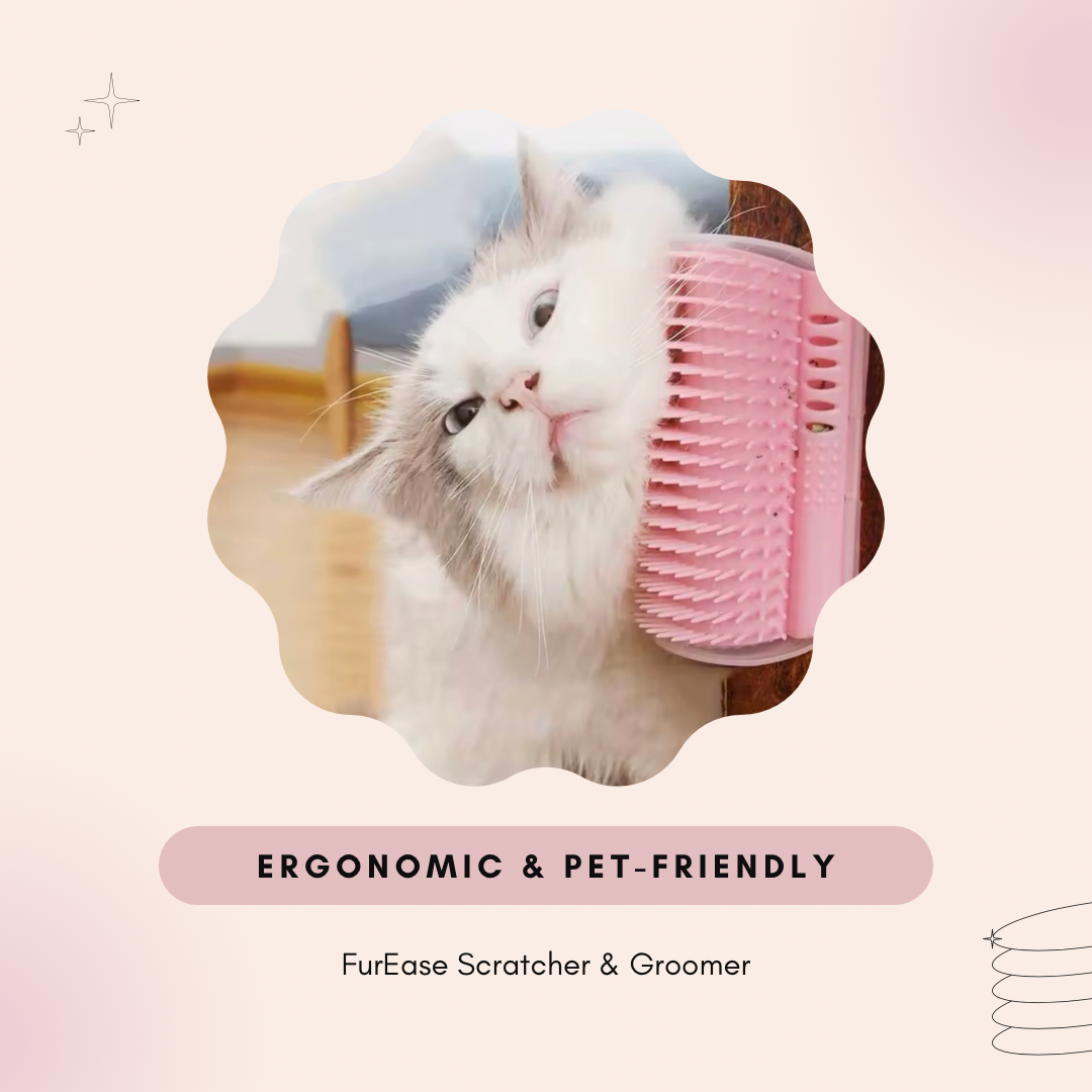 FurEase Cat Scratcher & Groomer